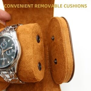 Watch Travel Case with Removable Cushions (watch not included).